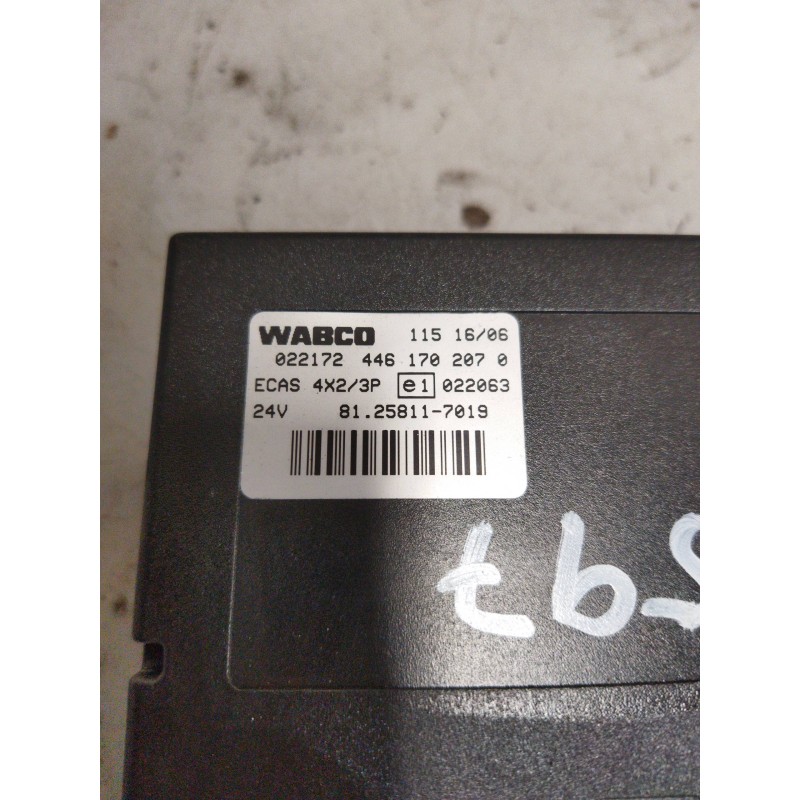 Recambio de modulo electronico para man tg - a 18.480 12.4 diesel referencia OEM IAM 81258117019 4461702070 CENTRALITA ECAS - Blanco 2