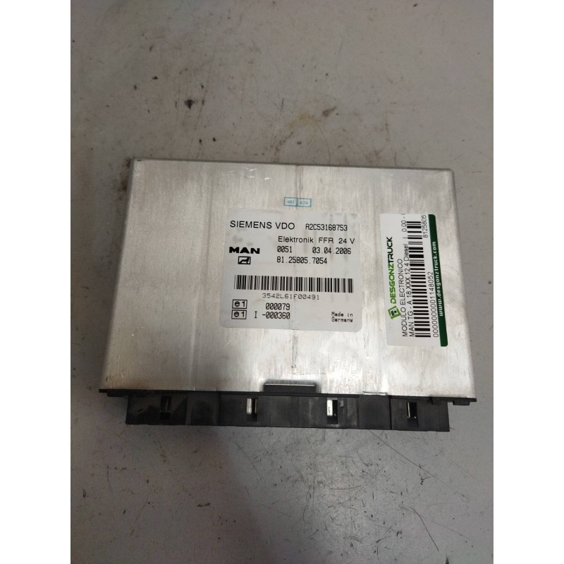 Recambio de modulo electronico para man tg - a 18.xxx 12.4 diesel referencia OEM IAM 81258057054  CENTRALITA FFR