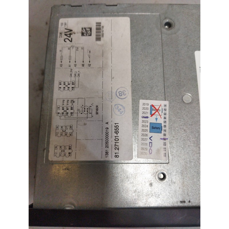 Recambio de tacografo para man tg - a 18.480 12.4 diesel referencia OEM IAM 13812050000019 0000157158 81271016551 - Blanco 3