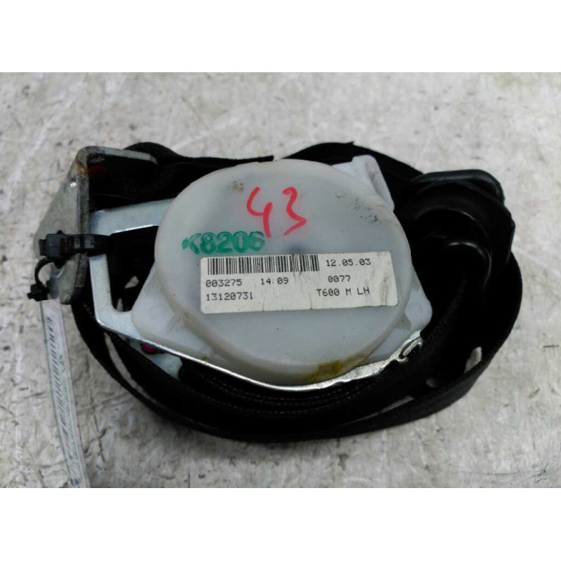 Recambio de cinturon seguridad trasero izquierdo para opel zafira a blue line referencia OEM IAM 2