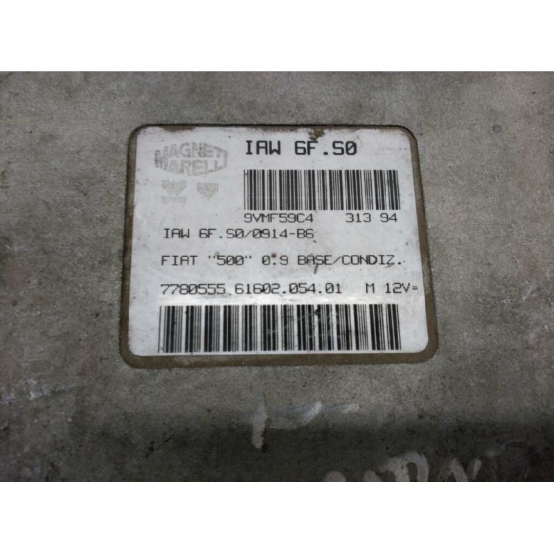 Recambio de centralita motor uce para fiat cinquecento (170) siena referencia OEM IAM 9WMF59C4 7780555661602 IAW6FSO0914B6 2
