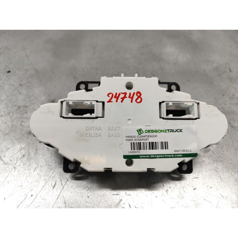 Recambio de mando climatizador para ford ecosport 1.0 ecoboost referencia OEM IAM 8A6T18C612 - Negro 2