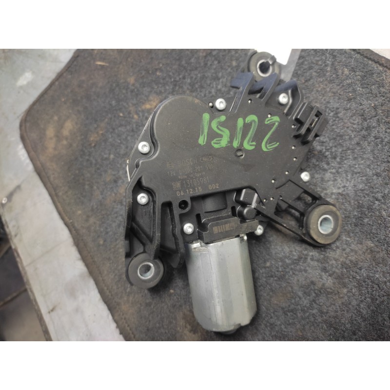 Recambio de motor limpia trasero para opel astra h berlina cosmo referencia OEM IAM 0390201591 13105981 3 PINS - Negro 2