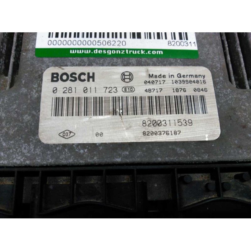 Recambio de centralita motor uce para renault laguna ii grandtour (kg0) referencia OEM IAM 8200311539 8200376187 0281011723 2