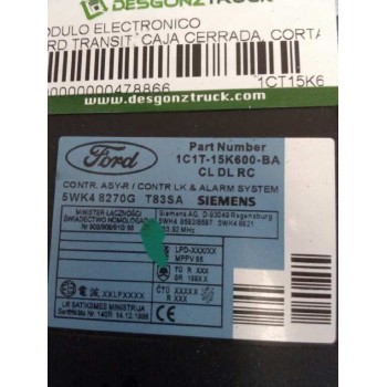 Recambio de modulo electronico para ford transit mod. 2000 bus ft 350 l 13-sitzer-bus referencia OEM IAM   
