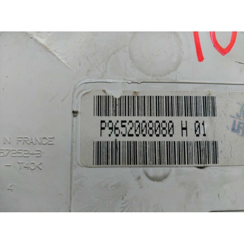 Recambio de cuadro instrumentos para citroën c2 empresa referencia OEM IAM 9652008080 - Negro 3