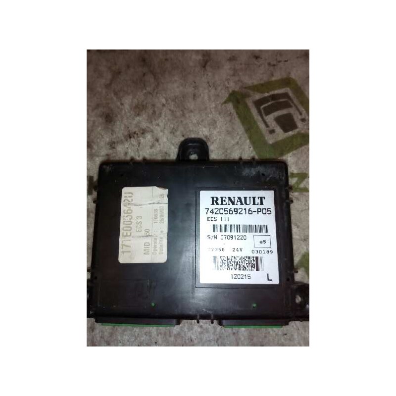 Recambio de modulo electronico para renault magnum ab 2005 cabina adel.tractor semirr. gv  4x2 4xx.18 gran espacio referencia OE - Blanco 3