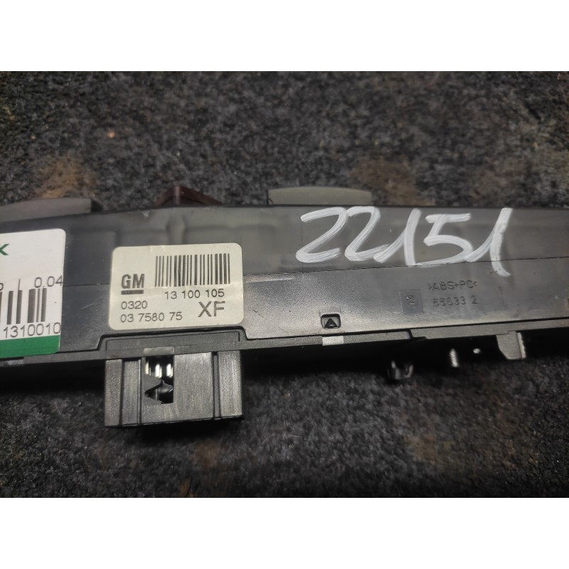 Recambio de warning para opel astra h berlina cosmo referencia OEM IAM 13100105 16 PINS - Negro 2