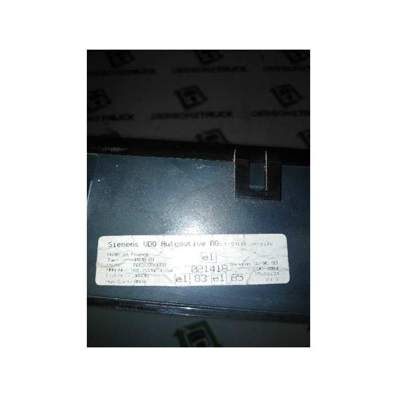 Recambio de cuadro instrumentos para man tg - a 18.460 fg / bb (e3/e4) xl referencia OEM IAM 81272026154 - Blanco 2