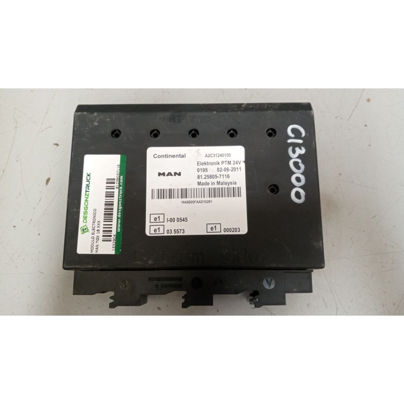 Recambio de modulo electronico para man tgx 18.xxx 12.4 diesel referencia OEM IAM 81258057116  