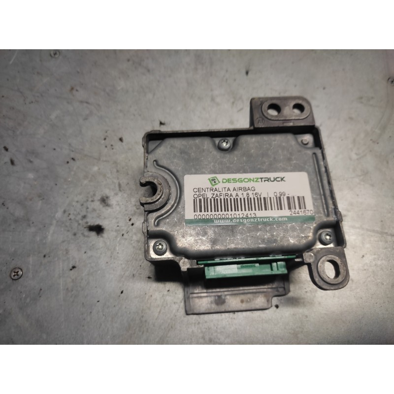 Recambio de centralita airbag para opel zafira a 1.8 16v referencia OEM IAM 24416704 330518650 5WK42978 3