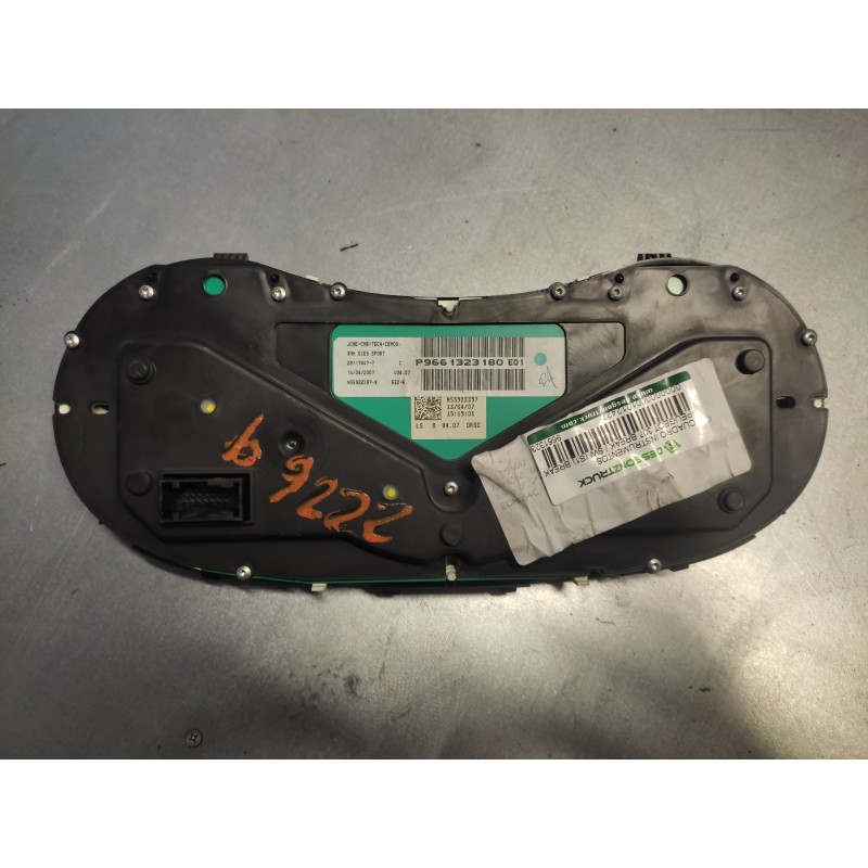 Recambio de cuadro instrumentos para peugeot 307 break / sw (s1) break xs referencia OEM IAM 9661323180 N55922397K - Negro 2