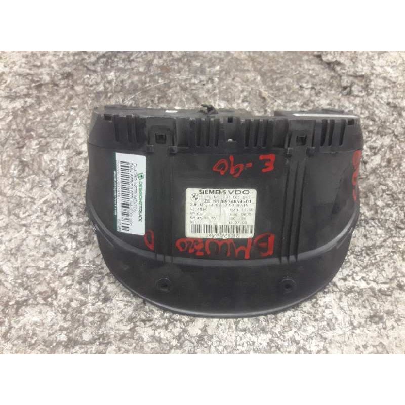Recambio de cuadro instrumentos para bmw serie 3 berlina (e90) 320d referencia OEM IAM 697465901 691001241 A2C53117691 2