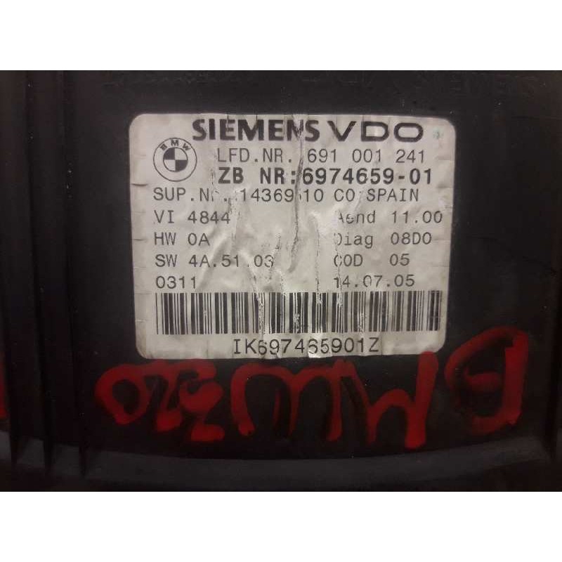 Recambio de cuadro instrumentos para bmw serie 3 berlina (e90) 320d referencia OEM IAM 697465901 691001241 A2C53117691 3