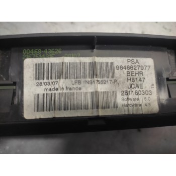 Recambio de mando climatizador para peugeot 307 break / sw (s1) break xs referencia OEM IAM 9646627977 281160303 