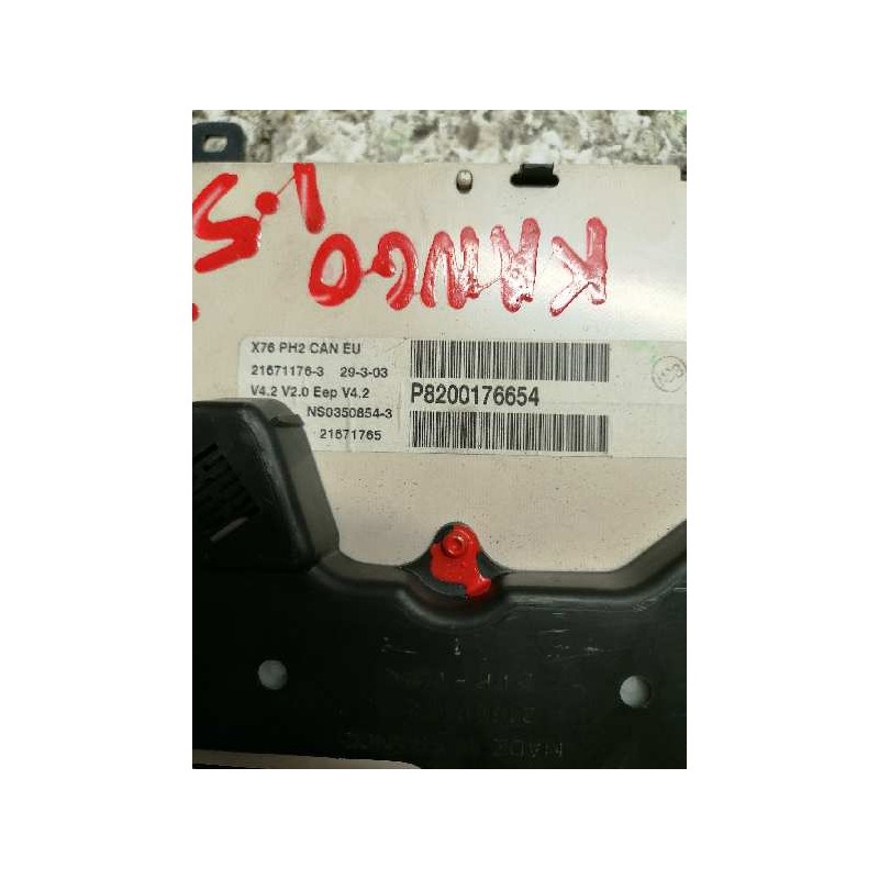 Recambio de cuadro instrumentos para renault kangoo (f/kc0) 1.5 dci diesel referencia OEM IAM 8200176654 NS03508543 3