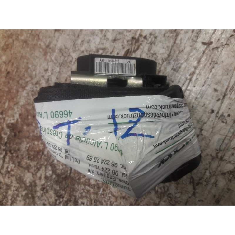 Recambio de cinturon seguridad trasero izquierdo para ford tourneo connect (tc7) kombi b. corta (2006) referencia OEM IAM A611B6 - Blanco 2