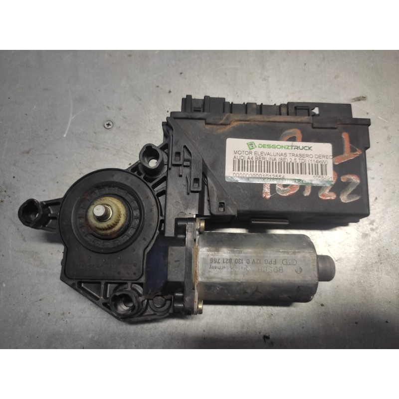 Recambio de motor elevalunas trasero derecho para audi a4 berlina (8e) 2.5 tdi (114kw) referencia OEM IAM 105849101 5WK47011ABF