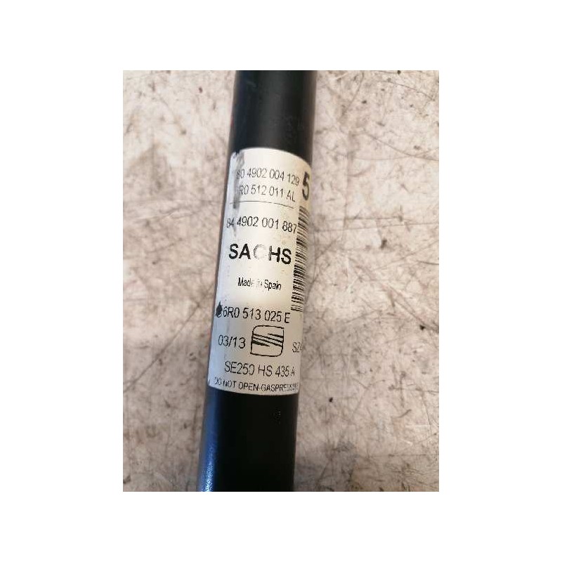 Recambio de amortiguador trasero para seat ibiza (6j5) good stuff referencia OEM IAM 6R0513025E - Blanco 2