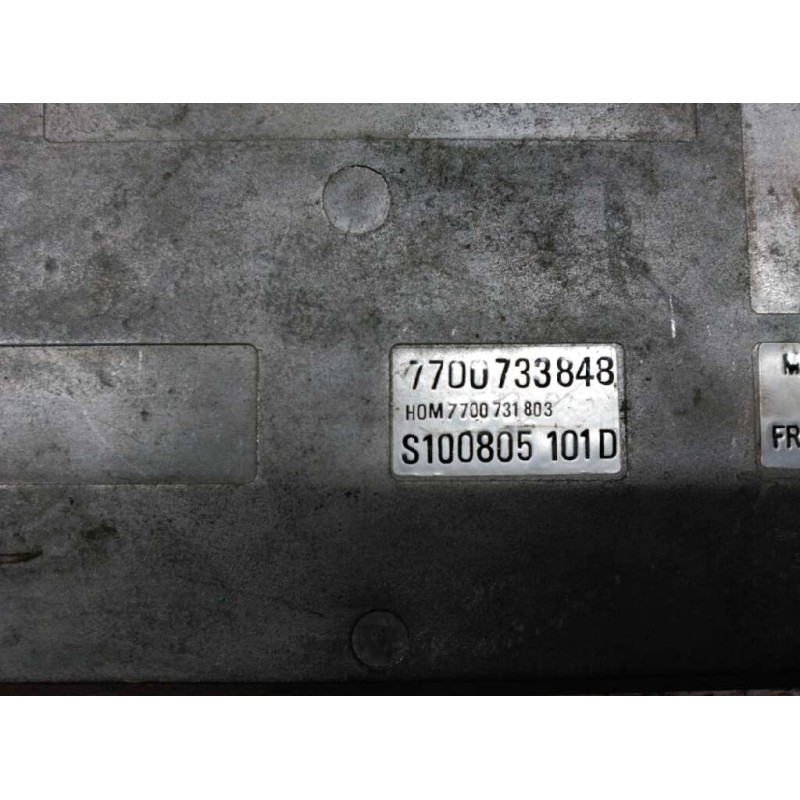Recambio de centralita motor uce para renault 21 berlina (b/l48) rx referencia OEM IAM 7700733848 S100805101D HOM7700731803 2