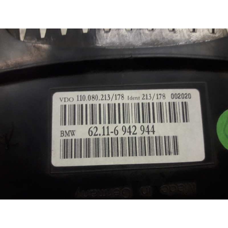 Recambio de cuadro instrumentos para bmw serie 5 berlina (e60) 520d referencia OEM IAM 6934312 62116942944 110080213178 3