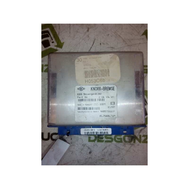 Recambio de modulo electronico para man tg - a 18.480 fg / bb (e3/e4) l referencia OEM IAM 0486106027 81258087009 CENTRALITA EBS