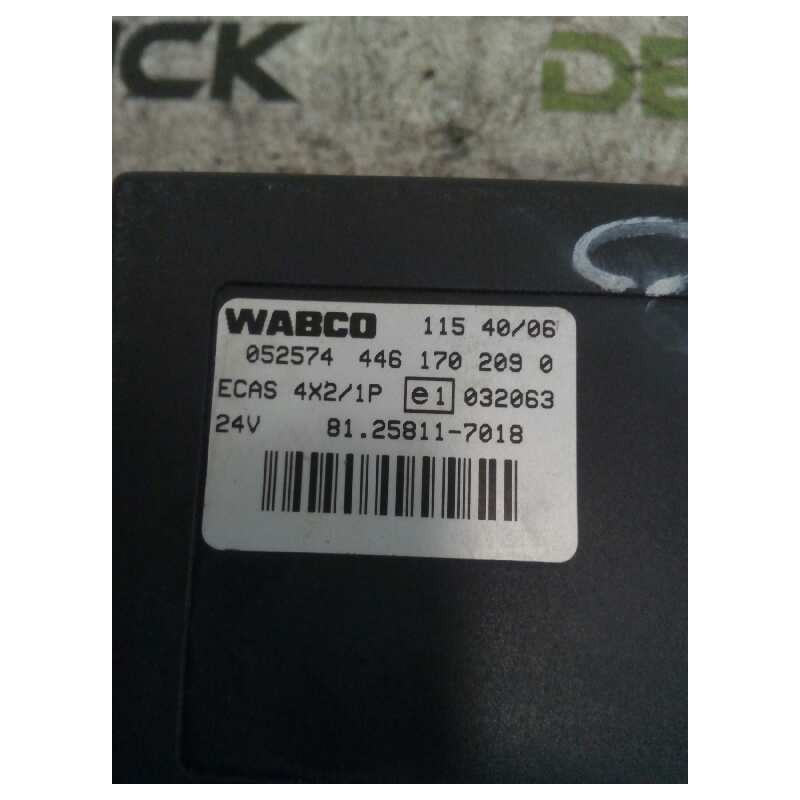 Recambio de modulo electronico para man tg - a 18.430 fg / bb (e3/e4) l referencia OEM IAM 4461702090 81258117018 CENTRALITA ECA 2