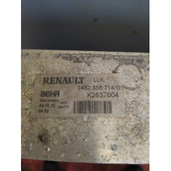 Recambio de intercooler para renault magnum ab diesel referencia OEM IAM 7482358714  