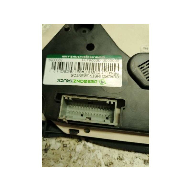 Recambio de cuadro instrumentos para renault clio ii fase i (b/cbo) 1.2 referencia OEM IAM 8200059763 NS0000184L 4