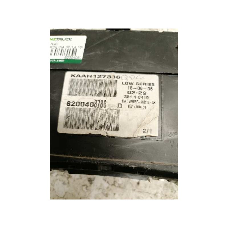 Recambio de cuadro instrumentos para renault megane ii berlina 3p 1.4 16v referencia OEM IAM 8200408780D 35110419 3