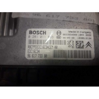 Recambio de centralita motor uce para citroën c4 berlina lx referencia OEM IAM 0281011863 9661773380 9653958980