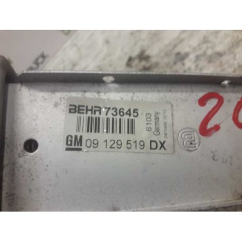 Recambio de intercooler para opel astra g berlina club referencia OEM IAM 09129519DX  