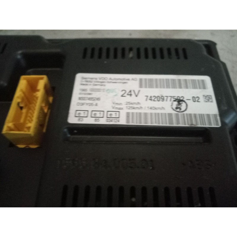 Recambio de cuadro instrumentos para renault premium distribution referencia OEM IAM 7420977592 - Blanco 2