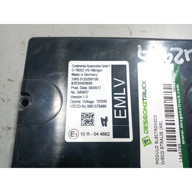 Recambio de modulo electronico para iveco stralis (as) 11.1 diesel referencia OEM IAM 5801375499 - Blanco 4