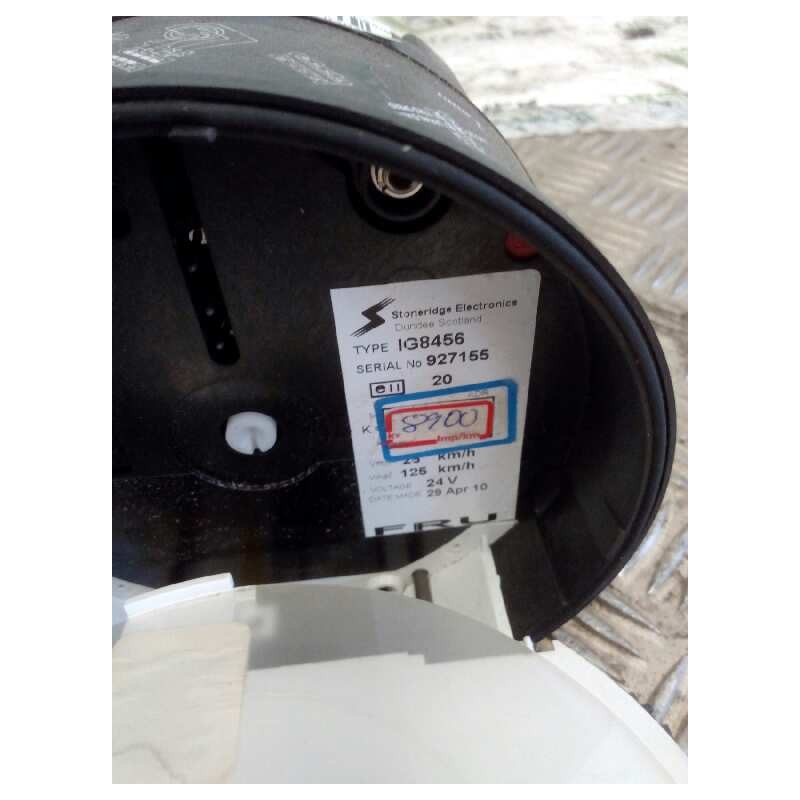 Recambio de tacografo para iveco eurotech cursor (mh) chasis  (190 e 35) larga distancia referencia OEM IAM IG8456 927155 - Naranja 2