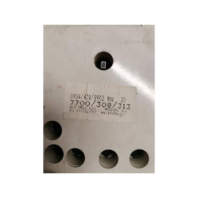 Recambio de cuadro instrumentos para renault trafic (desde 5.89) 2.0 referencia OEM IAM 7700308313 3
