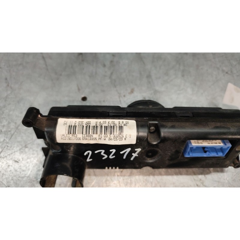 Recambio de mando calefaccion / aire acondicionado para mini cooper s referencia OEM IAM 64116935489 - Negro 2