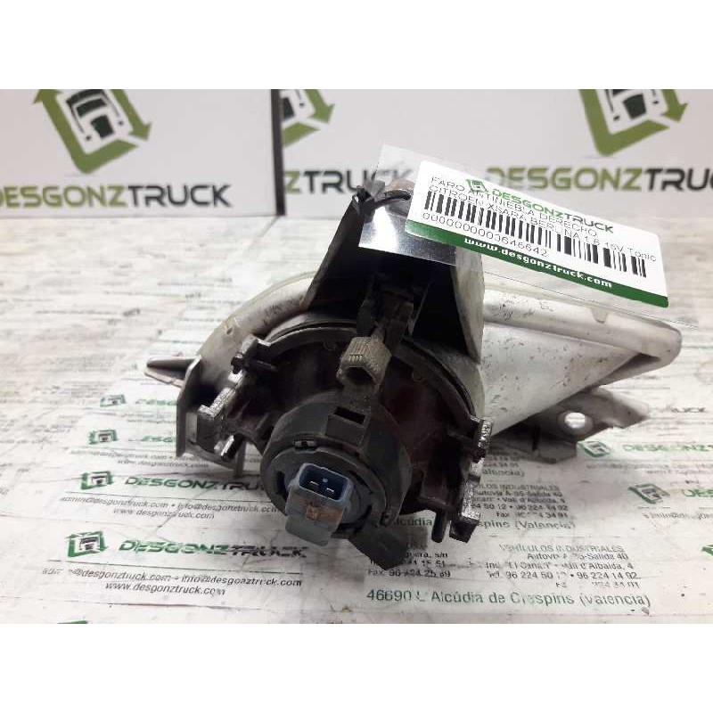 Recambio de faro antiniebla derecho para citroën xsara berlina 1.6 16v tonic referencia OEM IAM 2
