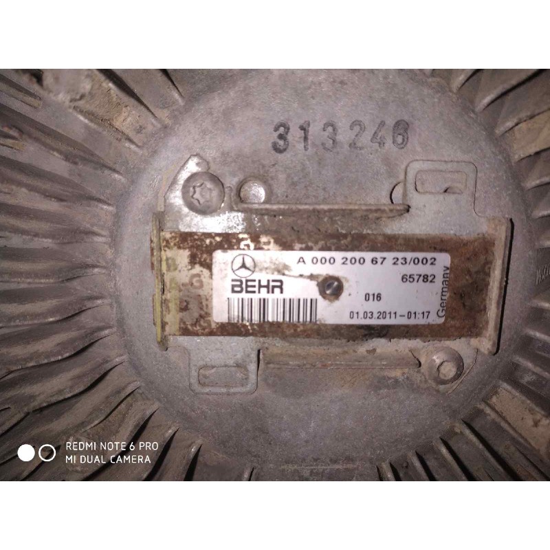 Recambio de ventilador viscoso motor para mercedes-benz axor 2 - ejes serie / bm 944 1843 4x2 om 457 la l (largo) referencia OEM 2