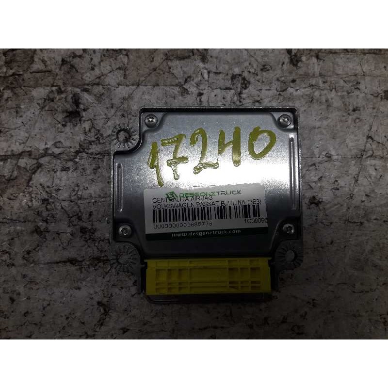 Recambio de centralita airbag para volkswagen passat berlina (3b3) 1.9 tdi referencia OEM IAM 1C0909605C 2