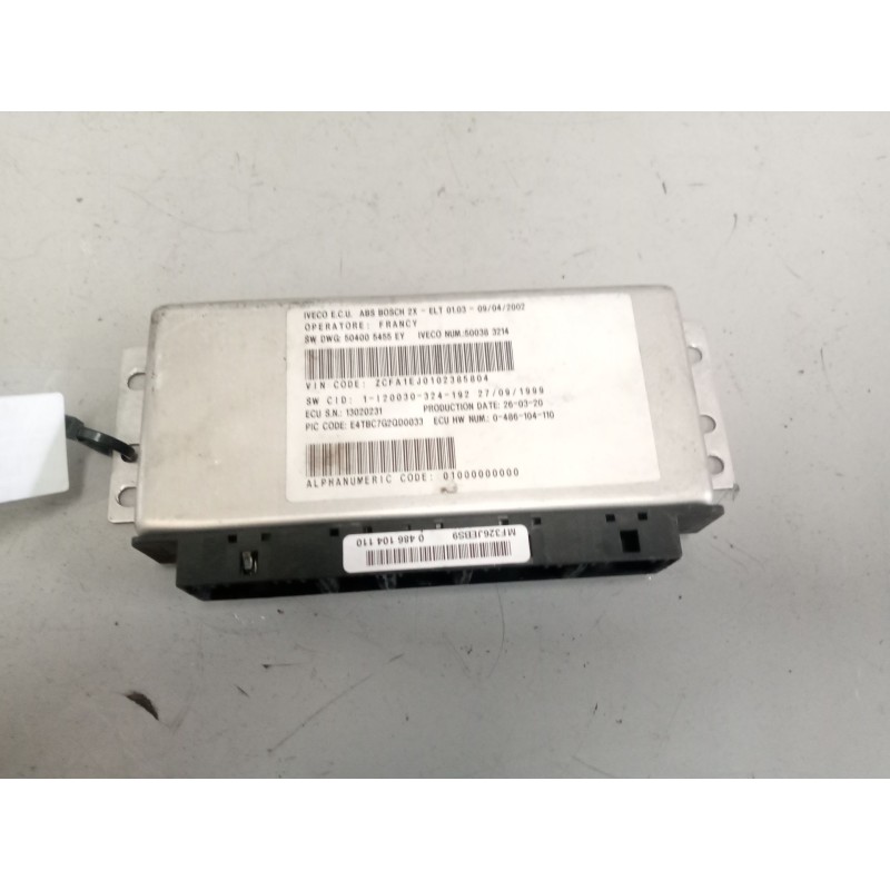 Recambio de modulo electronico para iveco eurocargo tector chasis  (typ 120 e 24) larga distancia referencia OEM IAM 500383214