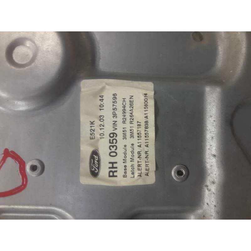 Recambio de elevalunas trasero derecho para ford focus c-max (cap) connection referencia OEM IAM 3M51R24994CH 3M51R264A26EN 2