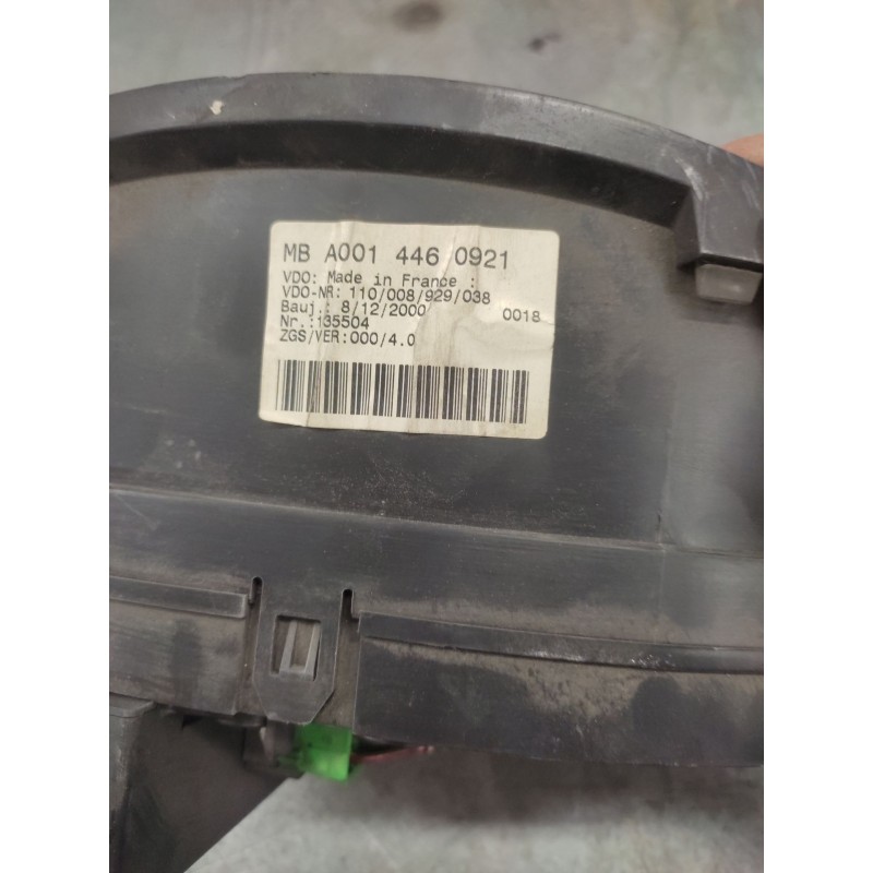 Recambio de cuadro instrumentos para mercedes-benz sprinter 02.00  caja cerrada 416 cdi (904.662) referencia OEM IAM A0014460921 - Blanco 3