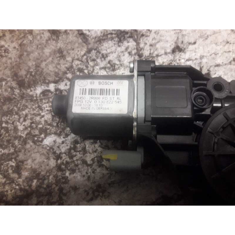 Recambio de motor elevalunas trasero izquierdo para hyundai i30 referencia OEM IAM 834502R000FD 2 PINS - Negro 2