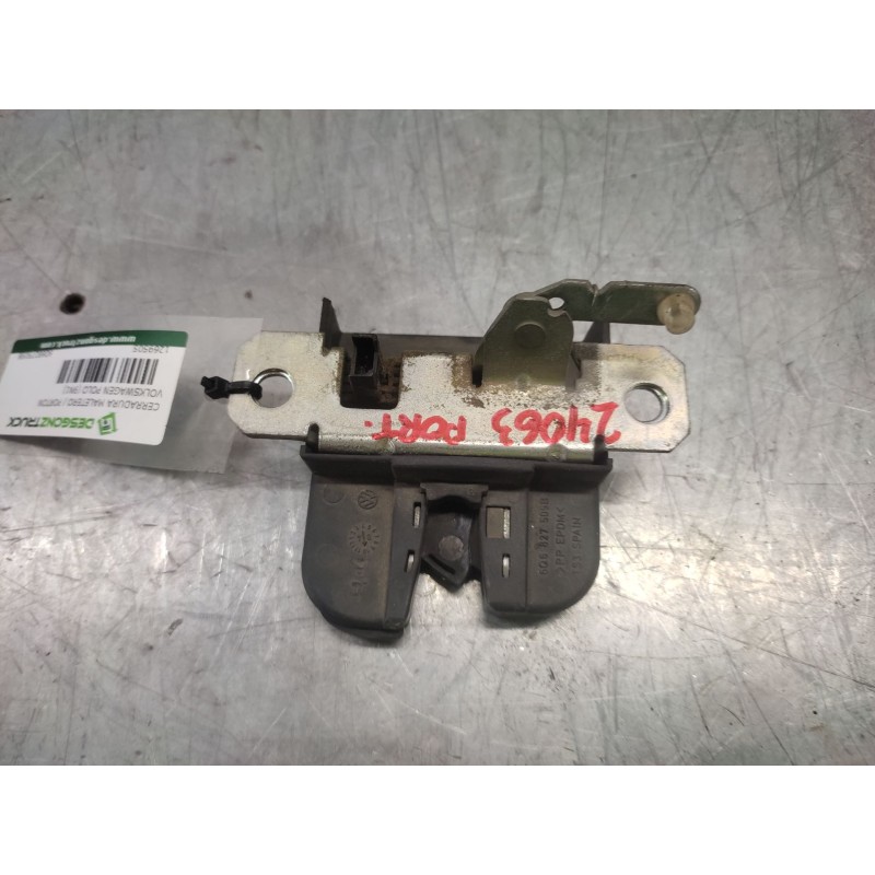 Recambio de cerradura maletero / porton para volkswagen polo (9n1) gt referencia OEM IAM 6Q6827505B  3 PINS - Gris 2