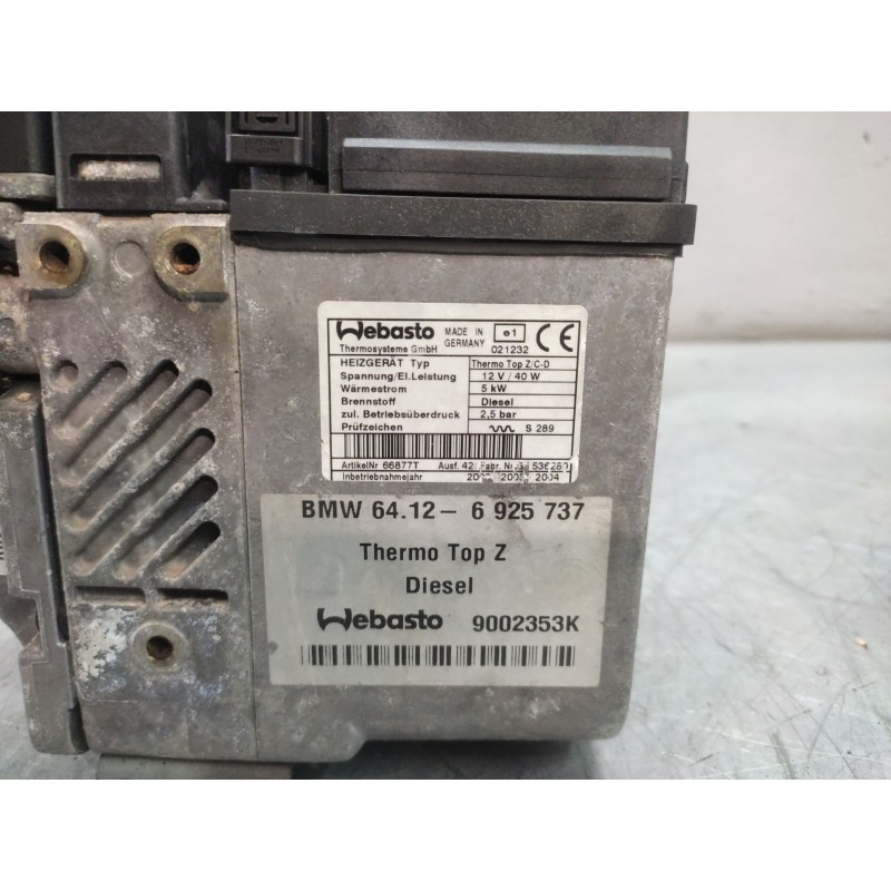 Recambio de motor calefaccion para bmw serie 7 (e65/e66) 730d referencia OEM IAM 64126925737 - Azul 5