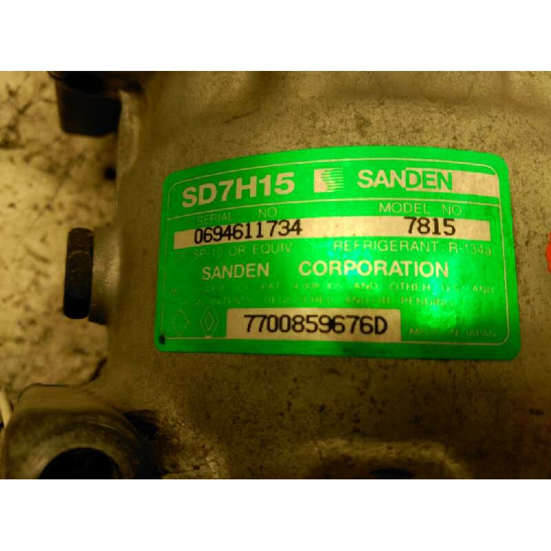 Recambio de compresor aire acondicionado para renault laguna (b56) 1.8 rt (b56b) referencia OEM IAM 7700859676D - Rojo 5
