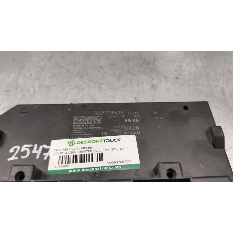Recambio de caja reles / fusibles para volkswagen crafter furgoneta (sy_, sx_) 2.0 tdi referencia OEM IAM 5Q0937084DM - Blanco 3