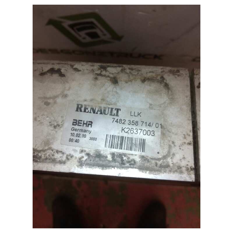 Recambio de intercooler para renault magnum ab 2005 cabina adel.tractor semirr. gv  4x2 4xx.18 gran espacio referencia OEM IAM 7 - Blanco 2