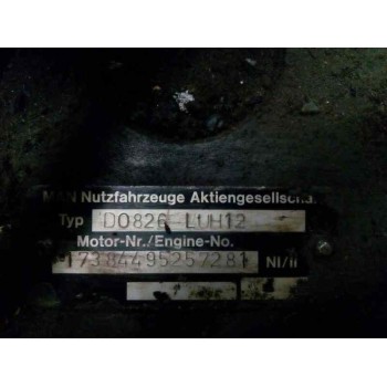 Recambio de motor completo para man autobus castrosua cs-40 referencia OEM IAM D0826LUH13  